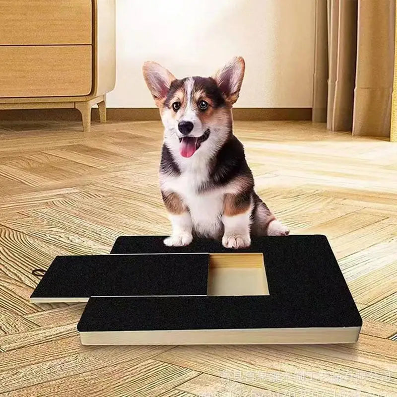 Wooden Dog Nail File Board Adjustable Scratching Board For Nail Trimming Self Scratcher Toy Safe Pet Grooming Accessories