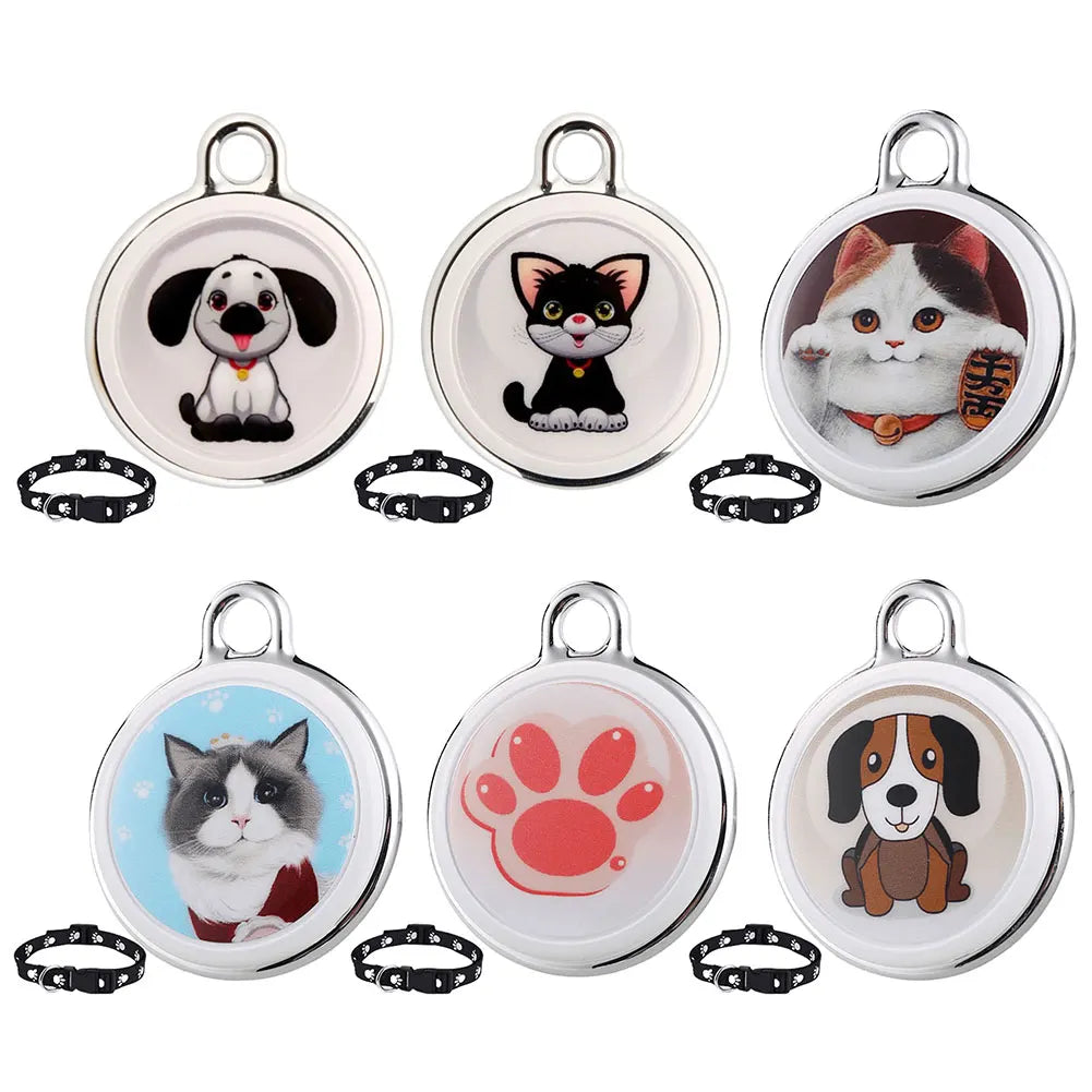 Pet Anti-Lost GPS Tracker Bluetooth Waterproof Smart Locator For Cats Dogs Long Distance Real-Time Tracking For Android IOS