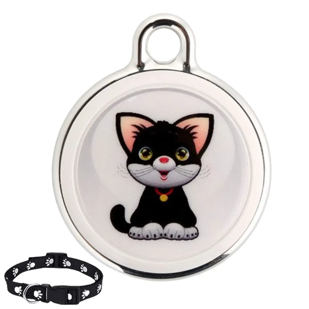 Pet Anti-Lost GPS Tracker Bluetooth Waterproof Smart Locator For Cats Dogs Long Distance Real-Time Tracking For Android IOS