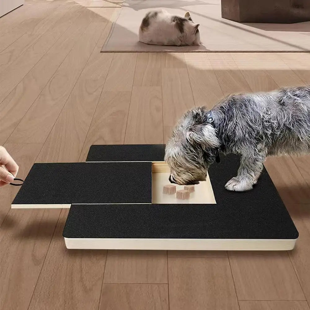 Wooden Dog Nail File Board Adjustable Scratching Board For Nail Trimming Self Scratcher Toy Safe Pet Grooming Accessories