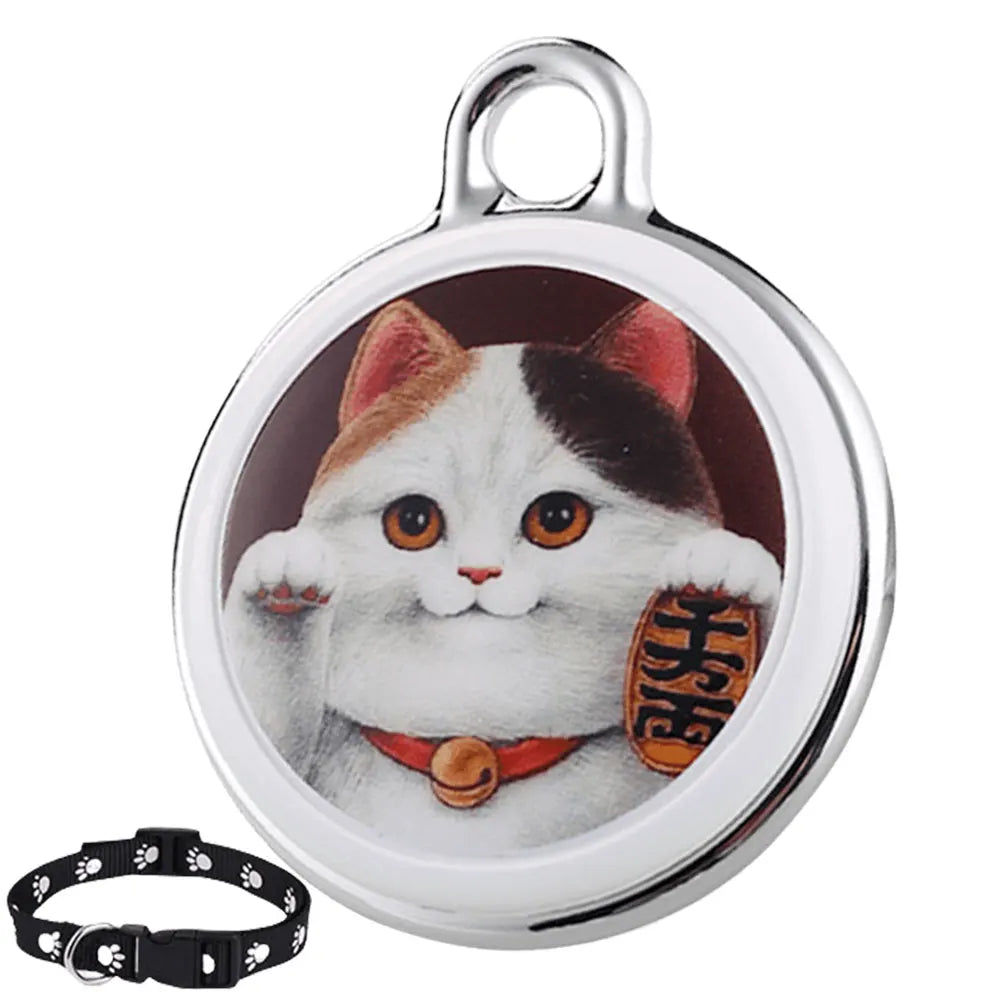 Pet Anti-Lost GPS Tracker Bluetooth Waterproof Smart Locator For Cats Dogs Long Distance Real-Time Tracking For Android IOS